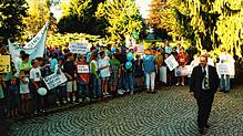 Bürgermeister Franz Moser sieht sich bei der Diskussion um die Zukunft des Weilers Storzeln bei Hilzingen mit Bürgerprotesten konfrontiert.