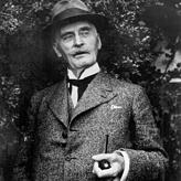 Knut Hamsun (1859-1952) auf einem undatierten Archivbild.