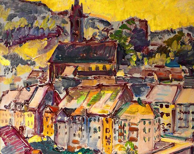 Fritz Nehmert, Blick auf Laufenburg, o.J.