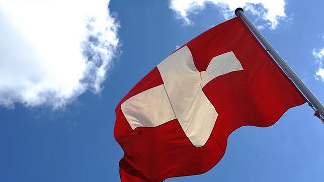 Die Schweizer Flagge.