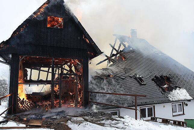 Bild 28: Bilder vom Großeinsatz der Feuerwehr