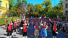 Arme hoch für München: Am Sonntag, 21. September, nahm die Trachtenkapelle Herrischried am traditionellen Trachten- und Schützenumzug ...