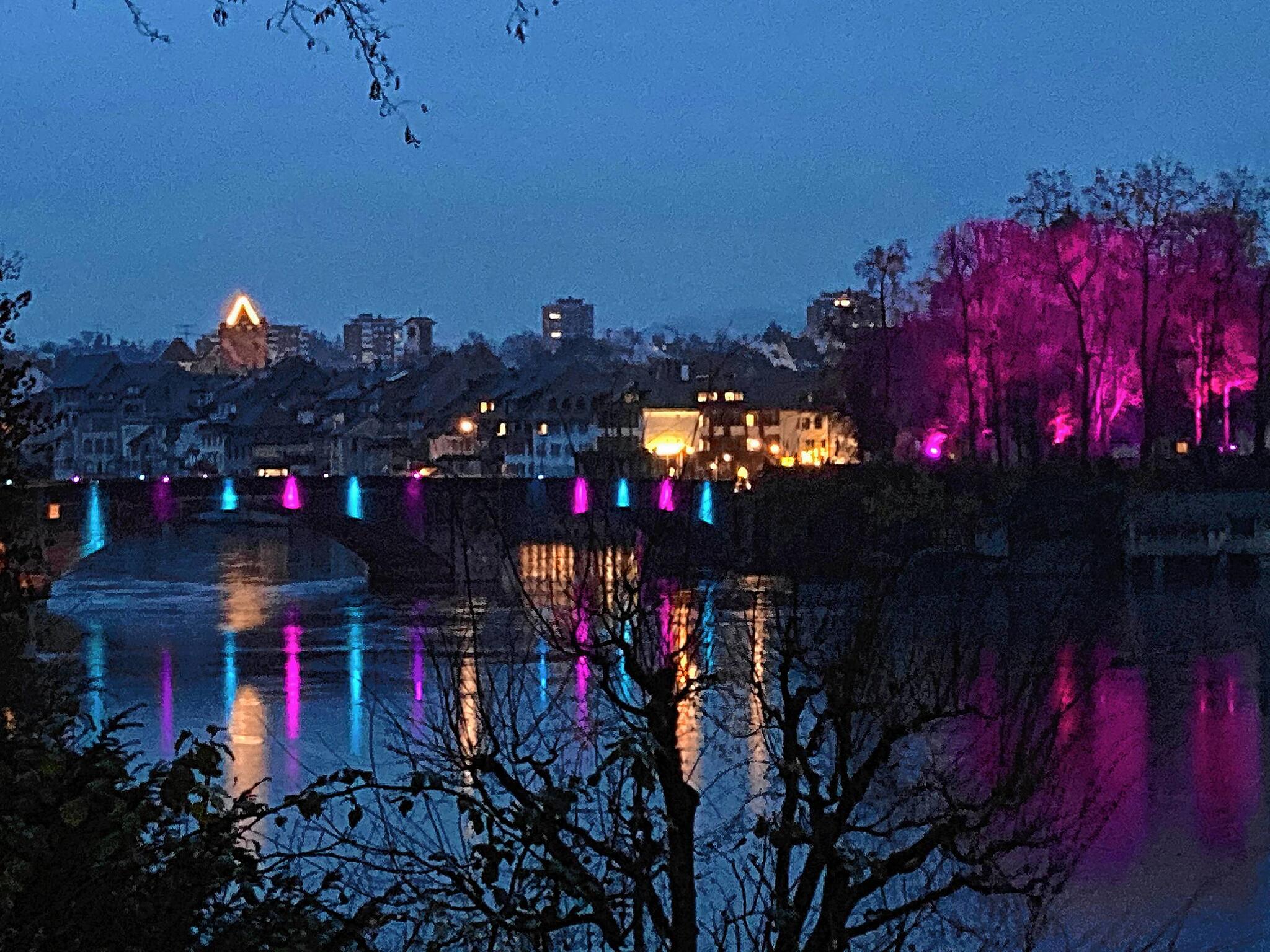 Rheinfelden Auch Weihnachtsbeleuchtung ist Geschmackssache, das zeigt