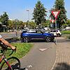 Die Verkehrsregelung am Döbelekreisel ist für viele Rad- und Autofahrer rätselhaft. Warum haben Radler nicht an allen Stellen Vorfahrt?