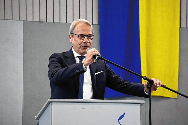 Der Thüringer Innenminister Georg Maier sieht seinen Besuch in Steißlingen als „Heimkommen“.