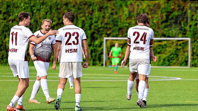 Der SV Deggenhausertal tat sich lange schwer beim TSV Konstanz, konnte am Ende aber einen 2:1-Sieg bejubeln.