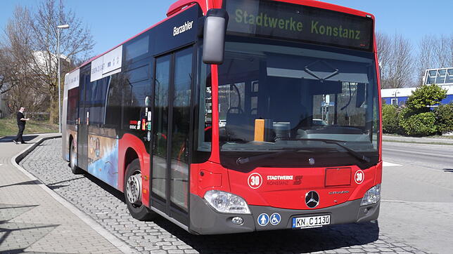 Die Buslinien der Stadtwerke Konstanz verkehren nicht (mit Ausnahme des Inselbusses auf die Mainau und der Linie 908). Bild: Laura Marinovic