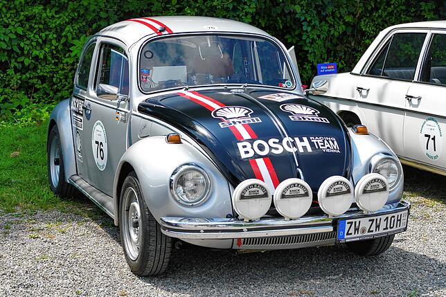 Die Rallye-Legende – der Salzburg-Käfer 1302 – von 1971 kam insgesamt auf Platz 31. Das Fahrerteam ist seit der Neuauflage der Rallye im ...