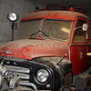 Wartet auf sein Schicksal in der Schulgarage: ein Opel Blitz der Todtmooser Feuerwehr aus den 50er Jahren.