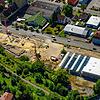 Baustelle Aldi und ZG aus der Luft.