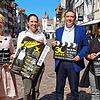 Film ab: Auf die 30. Waldshuter Filmnächte in der Kaiserstraße freuen sich (von links) die Organisatoren Petra Weber, Stefanie Kreß, ...