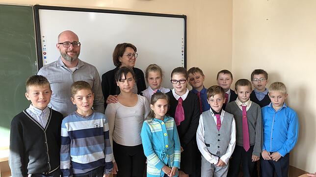 Auch bei ihrem jüngsten Besuch in Weißrussland konnten sich Hedi und Alexander Müller davon überzeugen, wie sich die Kinder aus Ritschow ...