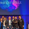 Glückliche Cyberlago-Macher zum Ende der Cyberfestspiele (von links): Ralf Walther von Mindup, Nicole Amann, Dominik Kraus von ...