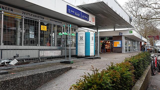 Die Räume im Bahnhofsgebäude in Radolfzell werden derzeit umgebaut.