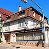 An der Ecke Käferstraße/Wasserstraße stehen das Café und die Bäckerei Gleichauf leer. Umbaupläne setzen frühestens Ende 2021 an. Bild: ...