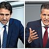 Die CDU-Politiker Andreas Jung (links) und Thorsten Frei fordern einen grundlegend neuen Anlauf beim umstrittenen Heizungsgesetz.
