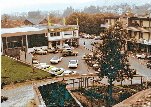 Eröffnung des neuen Standorts in der Austraße 1972.