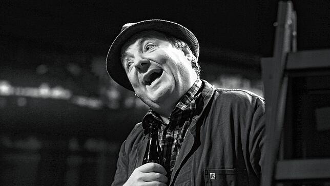 Lothar Bottlang im Jahr 2019 auf der Bühne der SWR-Fernsehfasnacht im Konstanzer Konzil.