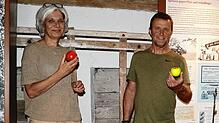 Birgit Bergmüller und Michael Baader sind beide überzeugt von der Konzeption des Bodenseeobstmuseums, das auch Raum bietet für ...