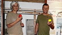 Birgit Bergmüller und Michael Baader sind beide überzeugt von der Konzeption des Bodenseeobstmuseums, das auch Raum bietet für ...