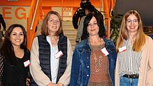Chavan Neideck (von links), Mechthilde Frey-Albert, Stefanie Rufle und Andrea Timm organisierten das Präventionsprojekt und führten die ...