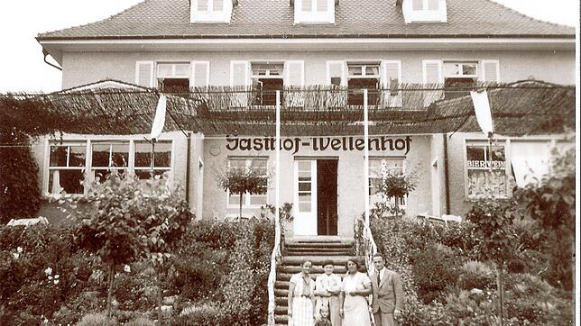 Im Wesentlichen war der Wellenhof von Anfang an so wie heute. Hier eine Aufnahme aus dem Jahr 1936.