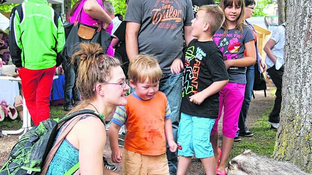 Viel zu entdecken gibt es für große und kleine Besucher des Naturparkmarktes. Informationen in Hülle und Fülle und viele Leckereien ...