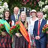 Krönung: Die neue Rosenkönigin 2018/2019 heißt Katharina Hauser (Mitte), Rosenprinzessin 2018/2019 ist Klara Geng (vorne, Mitte). Heidi ...