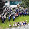 Musikergruß nach dem Gesamtchor: Die Begeisterung wieder ungezwungen zu musizieren ist sichtbar.