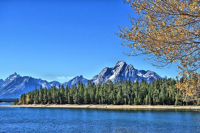 Der Grand-Teton-Nationalpark in Wyoming.