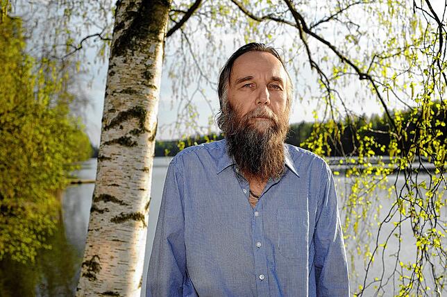 Der russische Ideologe Alexander Dugin, Politikwissenschaftler und ehemaliger Professor an der Staatlichen Universität Moskau, steht im ...