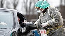 Ein Corona-Test in Nürtingen.