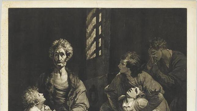 „Ugolino“ von John Dixon (1774, nach Joshua Reynolds).