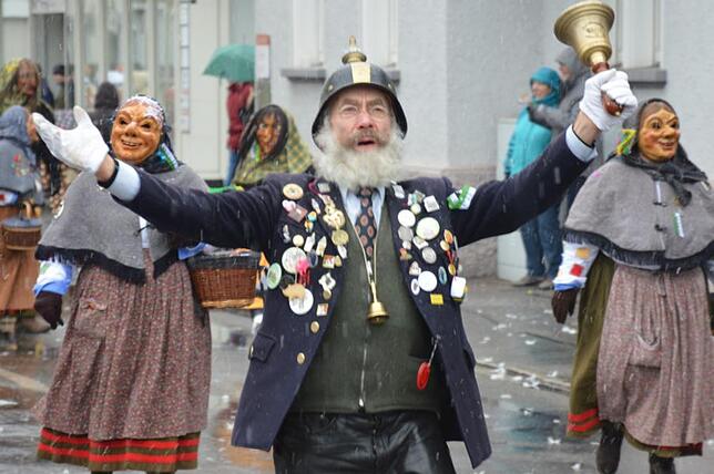 Bild 5: Bilder vom Narrensprung beim Ringtreffen des Alemannischen Narrenrings (Teil 2)