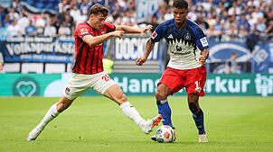 Sorgte für Heidenheim immer wieder für Gefahr: Luca Kerber (l).