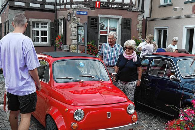 Bild 7: Bilder vom Treffen der Vespa-Freunde und Fiat-500-Liebhaber bei der Italienischen Woche in Markdorf