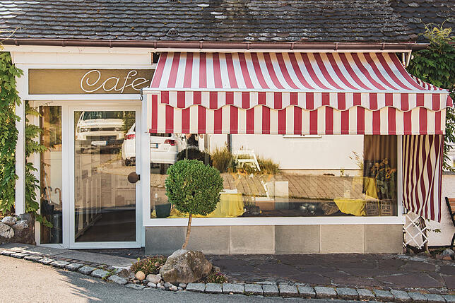 Das Café Höpker in Fischbach.