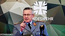 Generalleutnant Andre Bodemann, Befehlshaber Territoriales Führungskommando der Bundeswehr, spricht über den Operationsplan Deutschland ...