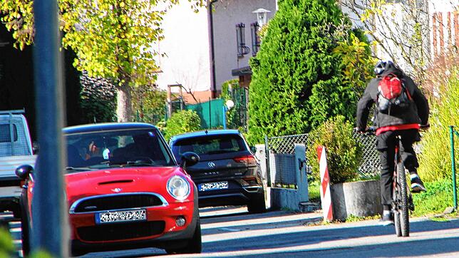 In der Hahnstraße (im Bild) wie auch in der Griviten- und Eugenienstraße sowie im Schießstattweg werden Fahrradstraßen eingerichtet. Das ...