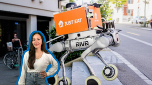 Mit diesem Roboter wurden die Kunden von Zeki Bulgurcus Dönerladen zwei Wochen lang beliefert. Doch damit ist jetzt Schluss.