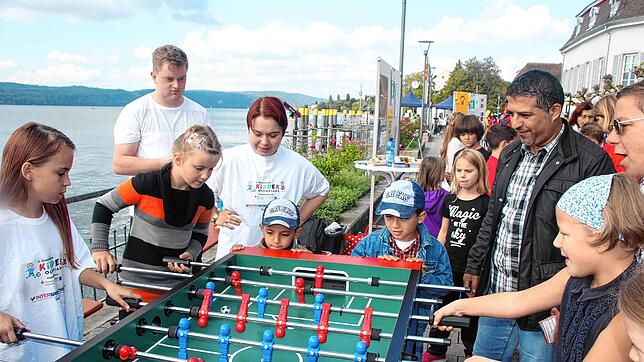 Die Kinderolympiade in Überlingen findet bereits zum 14. Mal statt – hier im Jahr 2016. Archivfoto: Holger Kleinstück