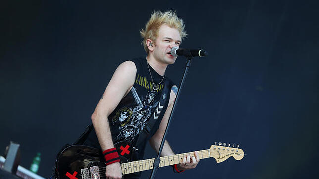 Frontmann Deryck Whibley (hier bei Rock am Ring) war auch beim Konzert in Ravensburg bestens aufgelegt. Bild: dpa