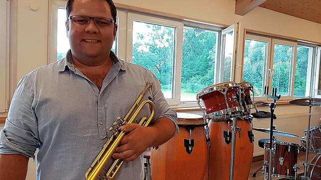 Vorsitzender Mathias Breyer setzte als einer der ersten Hygiene-Konzepte für die Proben des Musikvereins Horn-Gundholzen um. Das ...