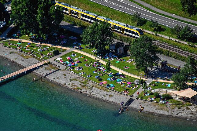Samstag, 4. Juli, Spätnachmittag: Strandbad Sipplingen