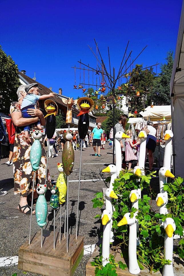 Bild 24: Eindrücke vom Kunst- und Handwerkermarkt in Tiengen