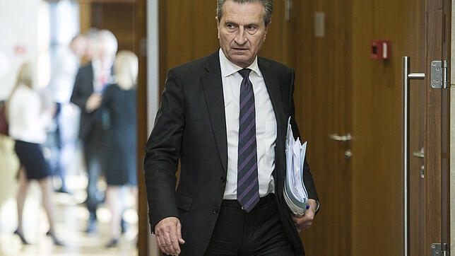 Bild : EU-Kommissar Günther Oettinger will Wirtschaftsberater werden