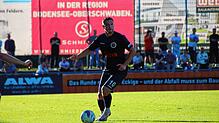Albert Malaj erzielte das einzige Tor beim so enorm wichtigen 1:0-Erfolg des Türk SV Singen in Göppingen.
