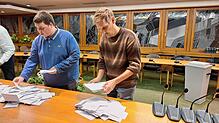 Bild : Bürgermeisterwahl in Klettgau: Das sind die Bilder aus den Wahllokalen (I)