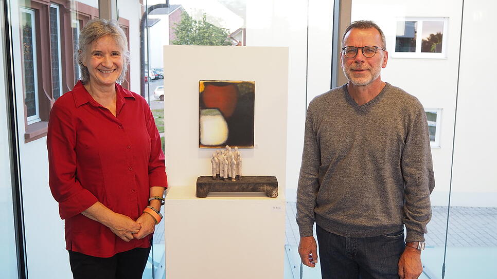 Ilse Werner und Gerhard Schwarz stellen ihre Werke noch bis Sonntag, 23. September, aus.