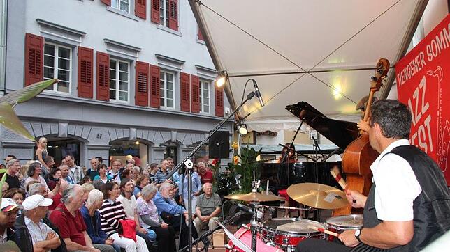 Zu einer Erfolgsgeschichte wurde das Jazzfest &bdquo;Tiengener Sommer&ldquo;.